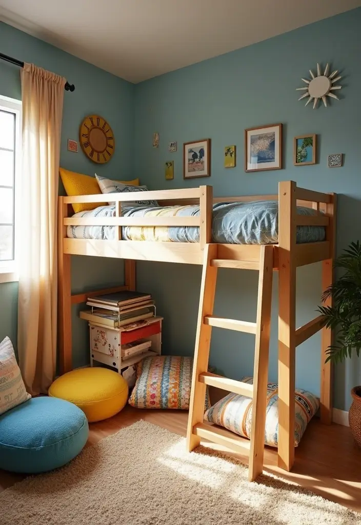 25 Boys Loft Bedroom Ideas That Are Fun & Space-Saving - 24. Themed Sleepover Space